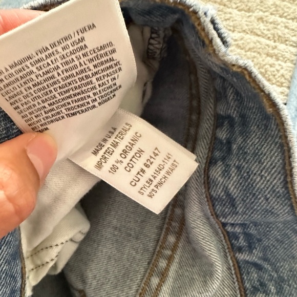 AGOLDE 90'S PINCH WAIST HIGH RISE STRAIGHT IN STAGE - Picture 6 of 7